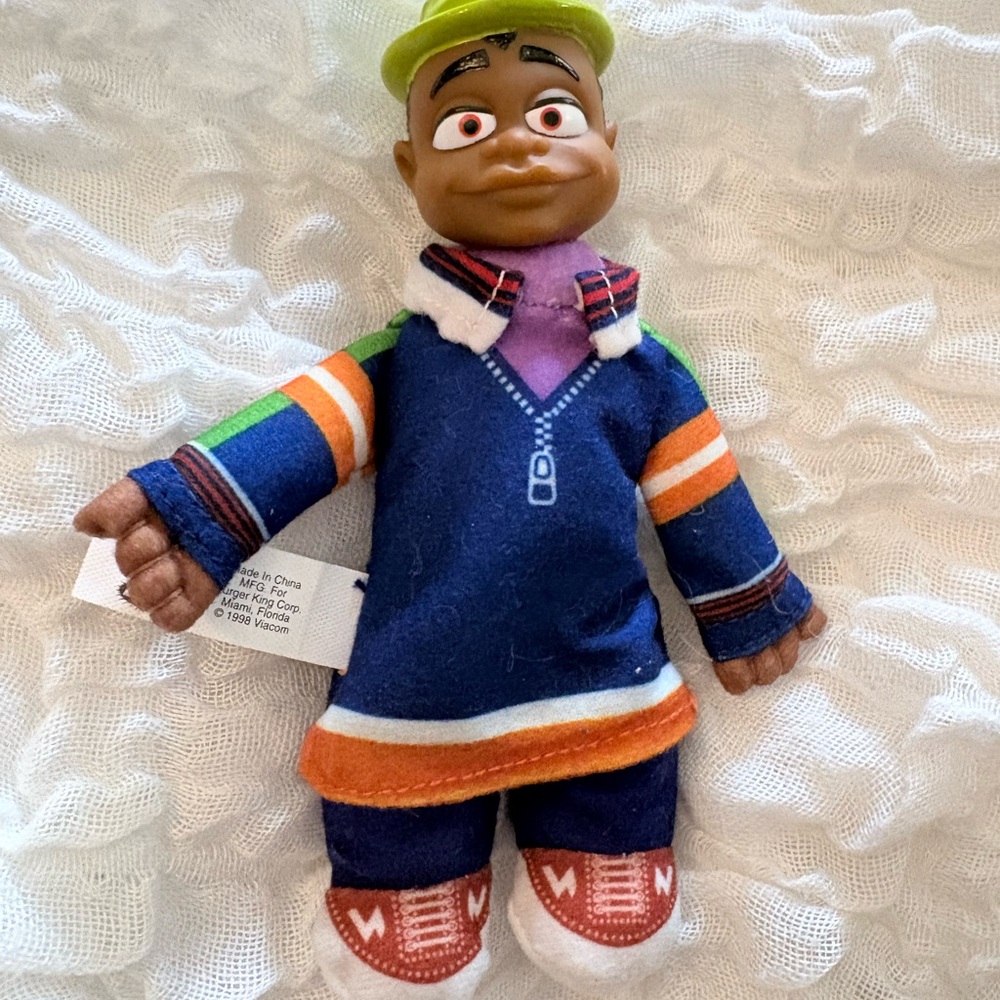 Cousin Skeeter plush toy Burger King Kids Club 1998 Nickelodeon Nickel-O-Zone